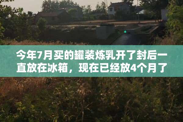 今年7月买的罐装炼*开了封后一直放在冰箱，现在已经放4个月了还能吃吗？