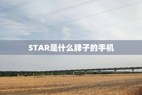 STAR是什么牌子的手机