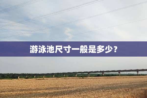 游泳池尺寸一般是多少？