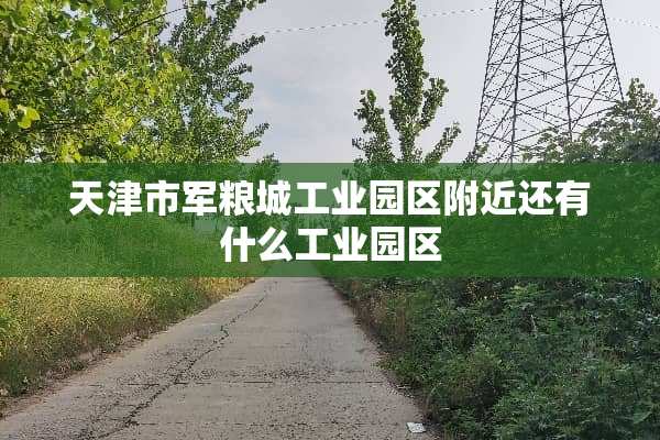 天津市军粮城工业园区附近还有什么工业园区