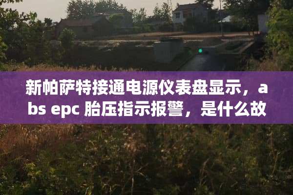 新***接通电源仪表盘显示，abs epc 胎压指示报警，是什么故障？