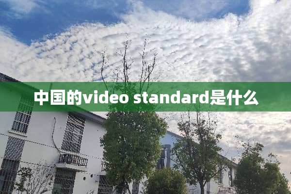 中国的video standard是什么