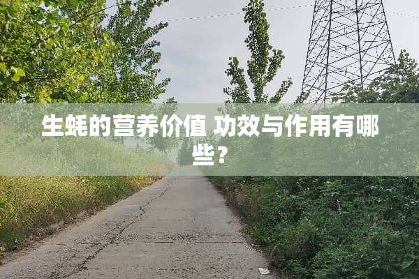 生蚝的营养价值 功效与作用有哪些？