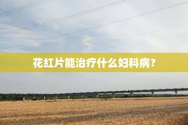 花红片能治疗什么妇科病？