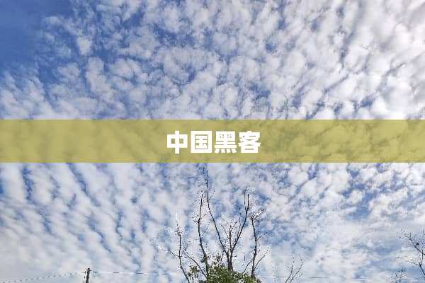 中国黑客