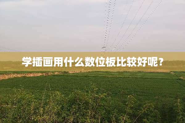 学插画用什么数位板比较好呢？