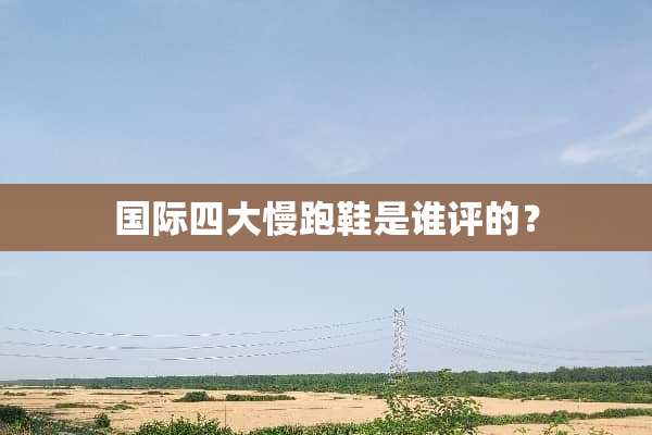 国际四大慢跑鞋是谁评的？