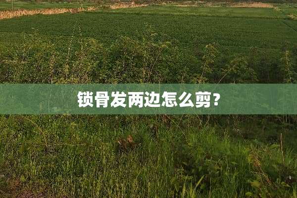 锁骨发两边怎么剪？
