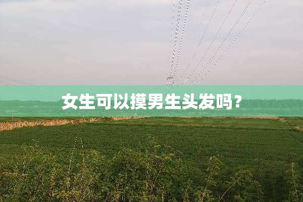 女生可以摸男生头发吗？