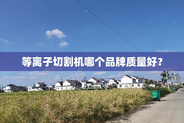 等离子切割机哪个品牌质量好？
