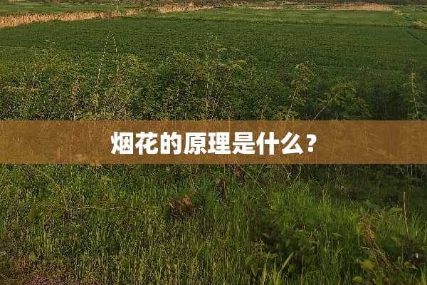 烟花的原理是什么？