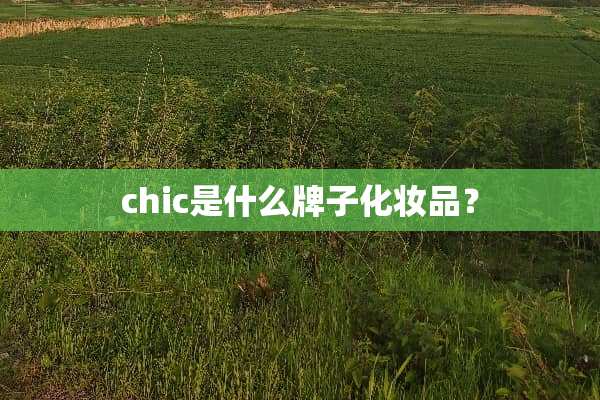 chic是什么牌子化妆品？