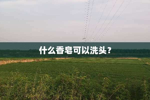 什么香皂可以洗头？
