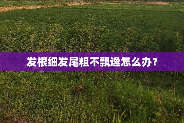 发根细发尾粗不飘逸怎么办？
