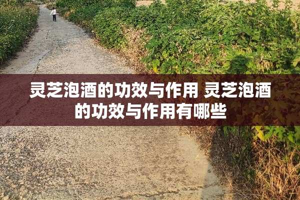 灵芝泡酒的功效与作用 灵芝泡酒的功效与作用有哪些