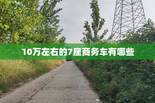 10万左右的7座商务车有哪些