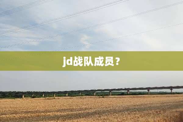 jd战队成员？