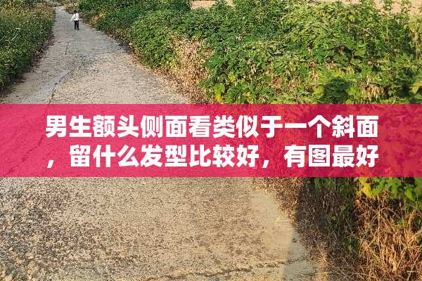男生额头侧面看类似于一个斜面，留什么发型比较好，有图最好？
