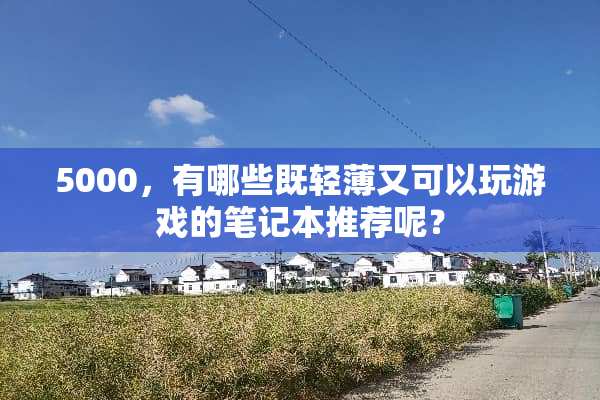 5000，有哪些既轻薄又可以玩游戏的笔记本推荐呢？