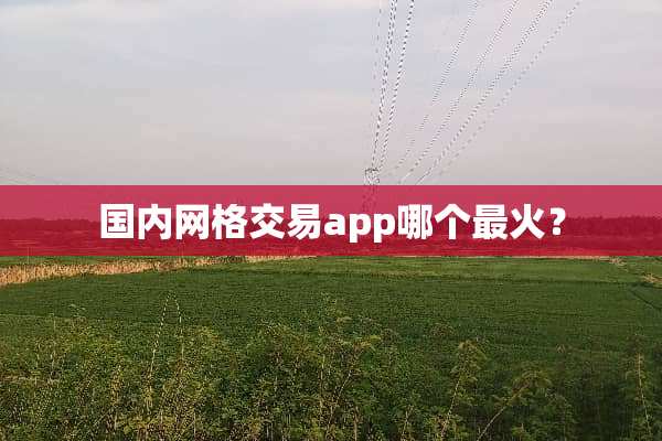 国内网格交易app哪个最火？