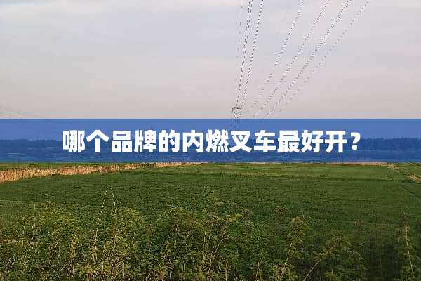 哪个品牌的内燃叉车最好开？