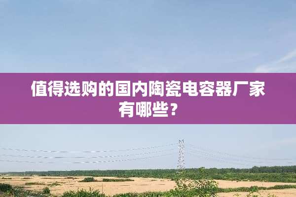 值得选购的国内陶瓷电容器厂家有哪些？