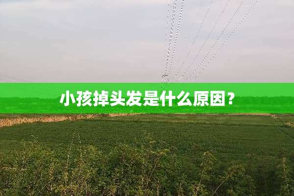 小孩掉头发是什么原因？