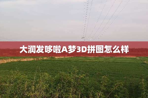 大润发哆啦A梦3D拼图怎么样