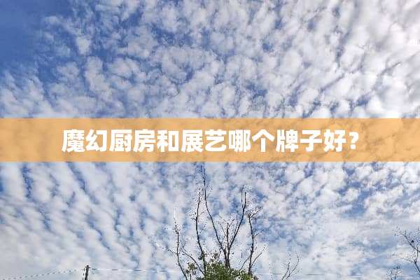魔幻厨房和展艺哪个牌子好？