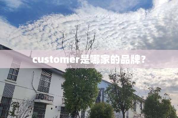 customer是哪家的品牌？