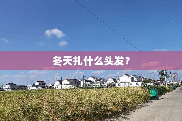 冬天扎什么头发？