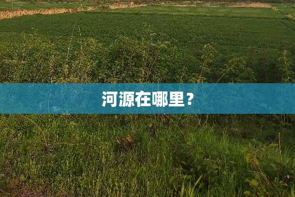 河源在哪里？