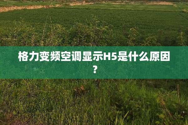 格力变频空调显示H5是什么原因？