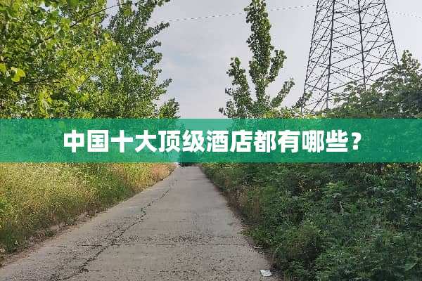 中国十大**酒店都有哪些？