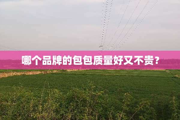 哪个品牌的包包质量好又不贵？
