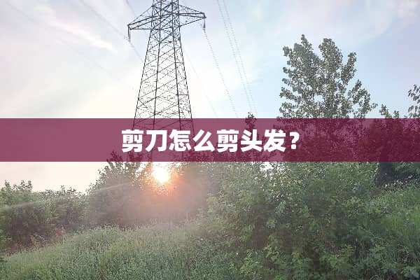 剪刀怎么剪头发？