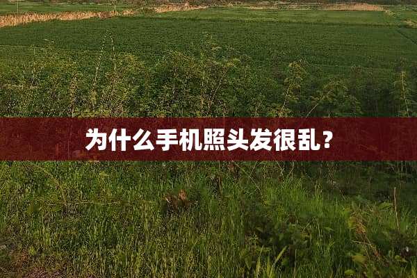 为什么手机照头发很乱？
