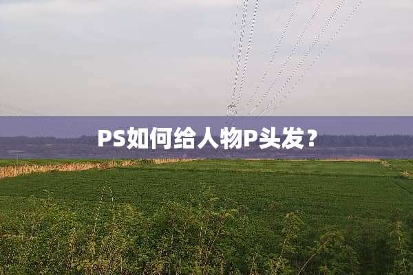 PS如何给人物P头发？