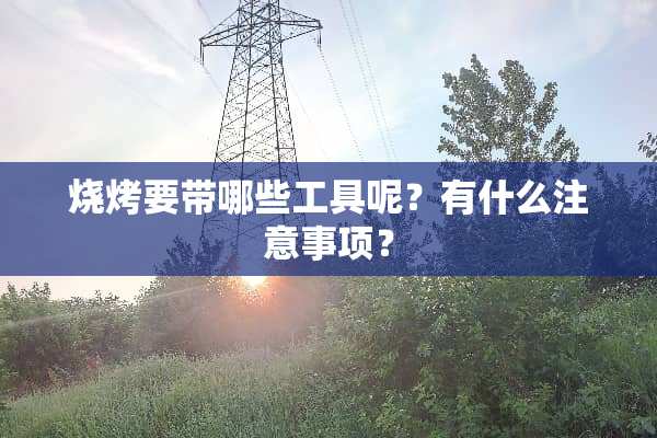 烧烤要带哪些工具呢？有什么注意事项？