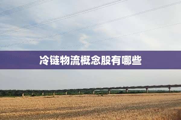 冷链物流概念股有哪些