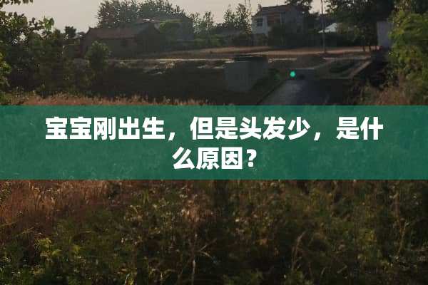 宝宝刚出生，但是头发少，是什么原因？