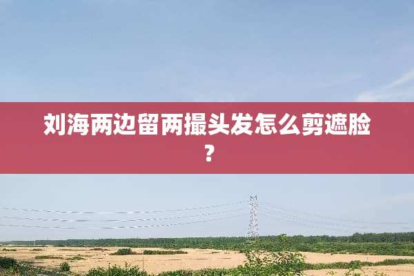 刘海两边留两撮头发怎么剪遮脸？