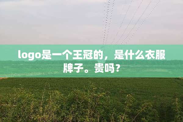 logo是一个王冠的，是什么衣服牌子。贵吗？