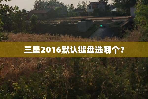 三星2016默认键盘选哪个？
