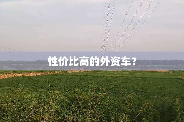 性价比高的外资车？