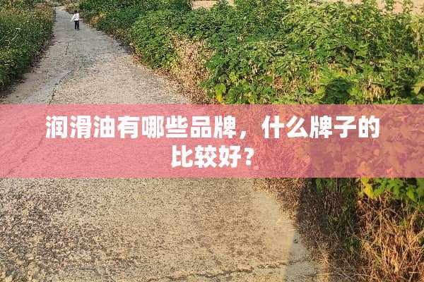 润滑油有哪些品牌，什么牌子的比较好？