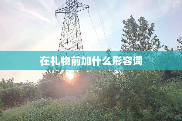 在礼物前加什么形容词