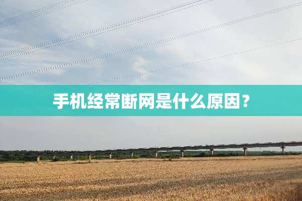 手机经常断网是什么原因？