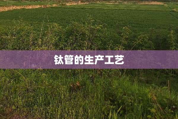 钛管的生产工艺