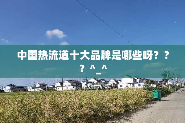 中国热流道十大品牌是哪些呀？？？^_^